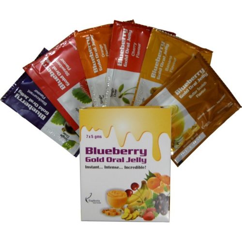 Blueberry Gold Oral Jelly potencianövelő zselé (7tasak)